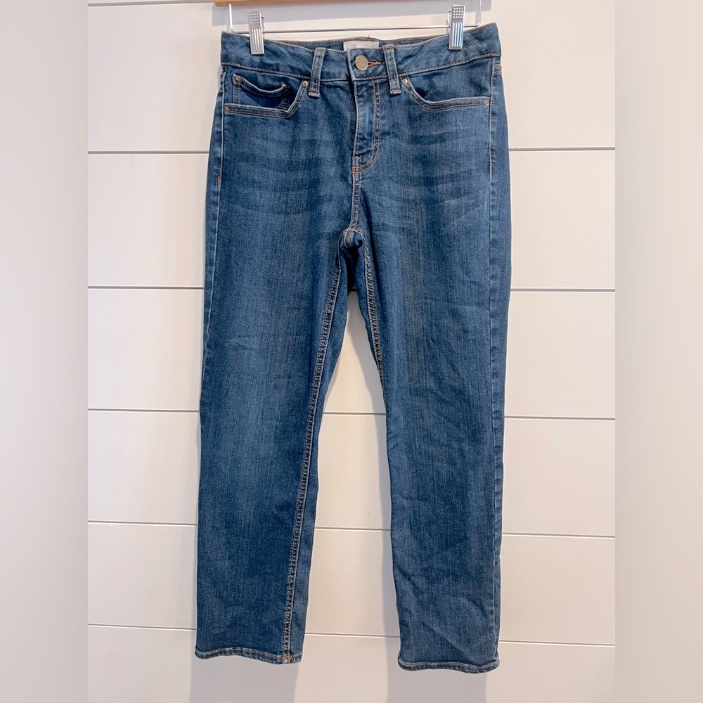 Flattering Daily Ritual Women's Girlfriend Blue Jean pant size 27